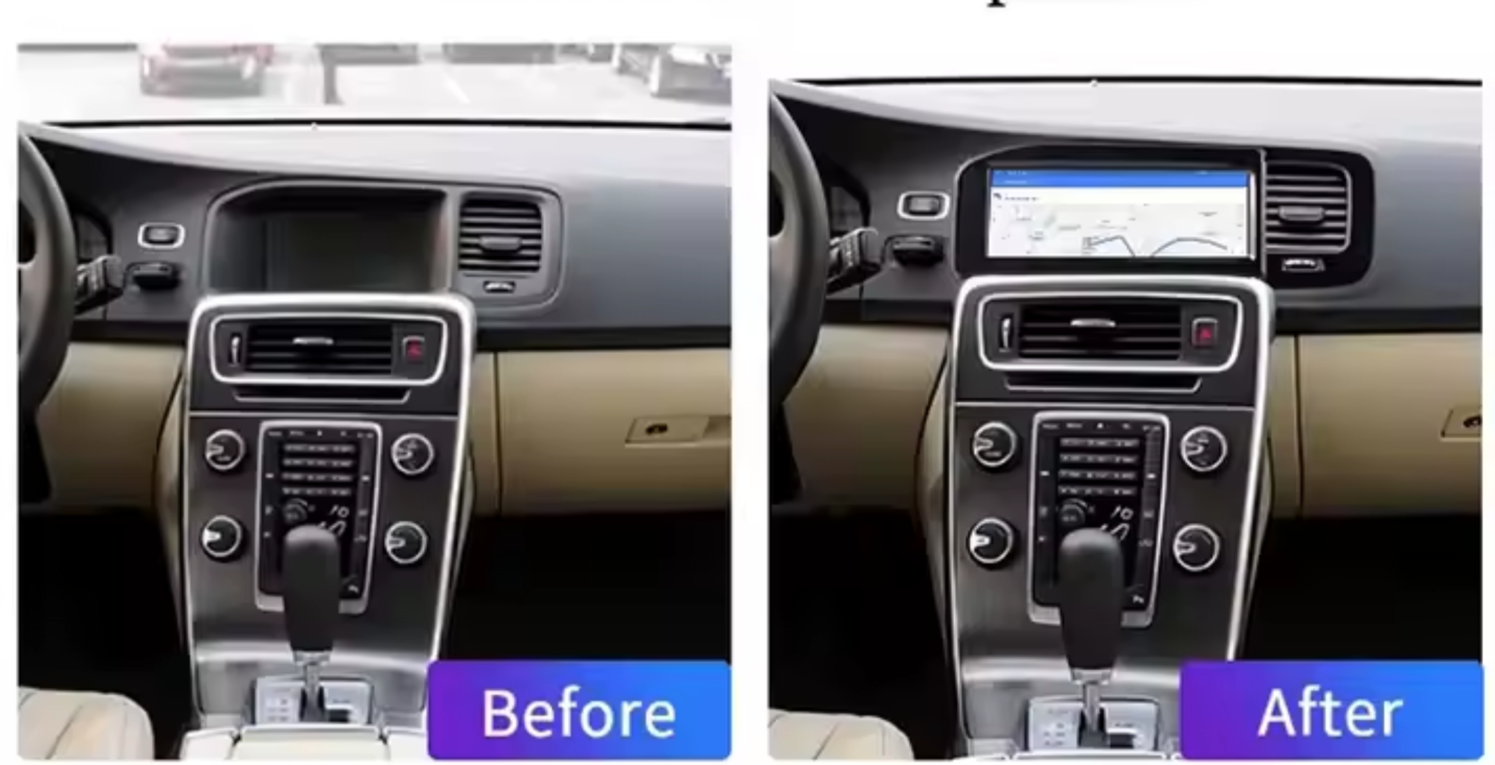Volvo S60 & V60 (2008-2018) Android 13 / 14  | GPS autoraadio ja multimeedia keskus